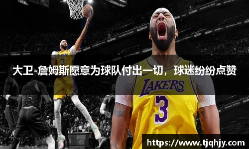 大卫-詹姆斯愿意为球队付出一切，球迷纷纷点赞
